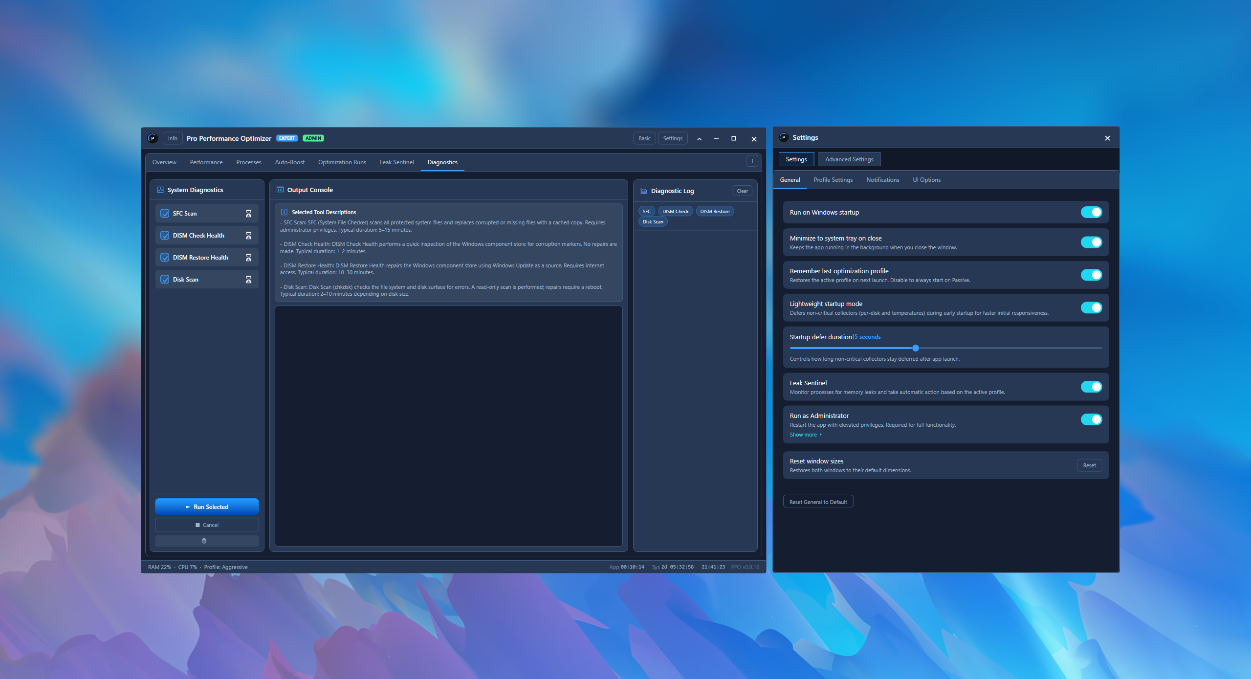 PPO Expert — leak sentinel and advanced tools